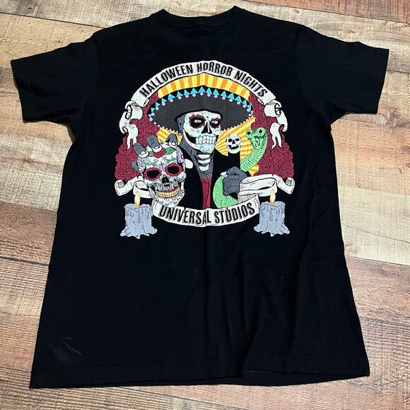 Halloween Horror Nights Day of the Dead Skeletons Universal 2022 Sz M - Picture 2 of 4